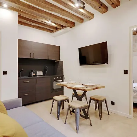 Authentic Apartment - 1Br-4P - Le Marais Paris Exterior photo